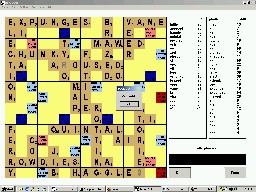 [J.D.'s best game of Scrabble]