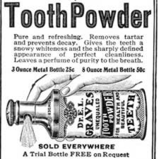 [ad for Dr. Graves' tooth powder]
