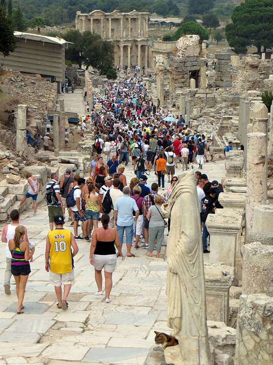 Just another day at Ephesus.
