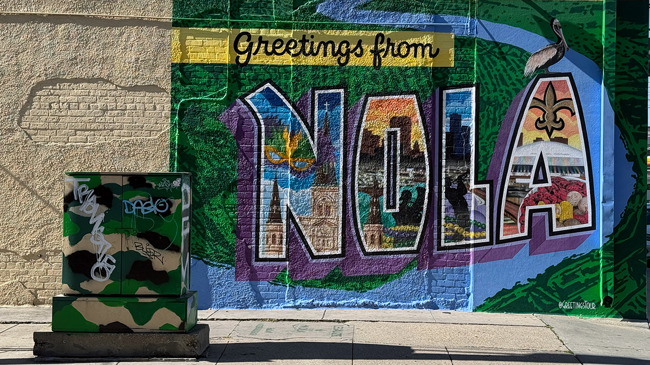 [photo of New Orleans street art]