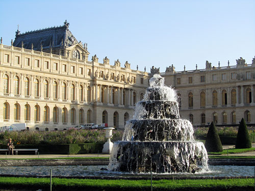 One of over 300 fountains in the gardens at Versailles
