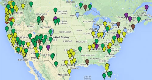 Our map of places to see