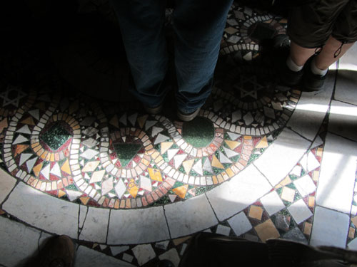 Kris was obsessed with the Vatican's tile floors. This is my favorite of the many shots she took.