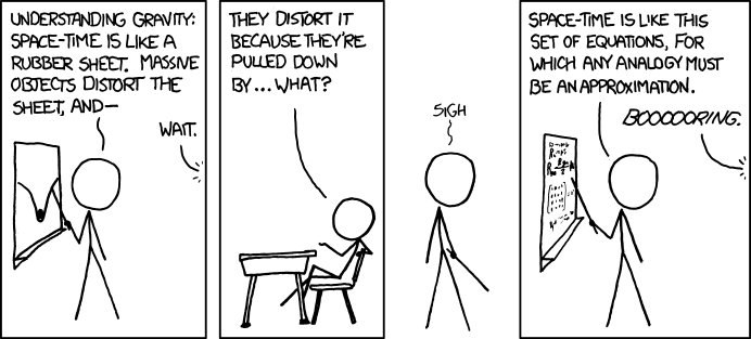 xkcd on the space-time continuum