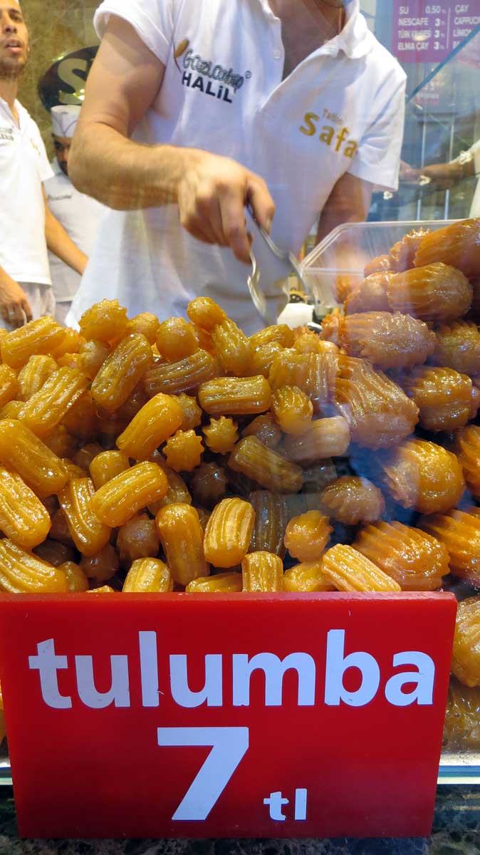 Tulumba, the Turkish equivalent of a donut
