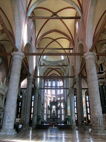 Interior of Santi Giovanni e Paolo