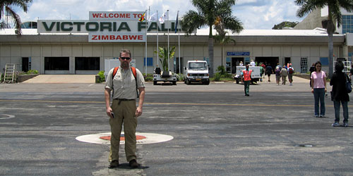 The Victoria Falls airport